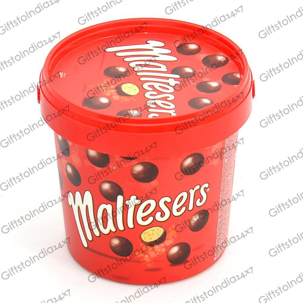 Bucket of Crispy Maltesers Chocolates