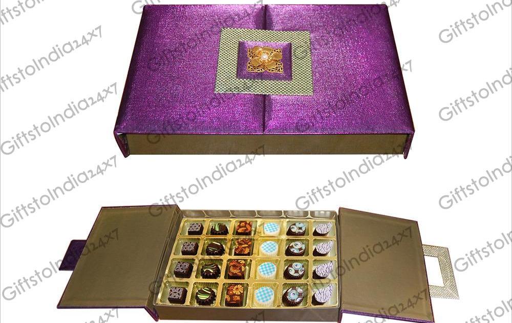 Enticing Purple Chocolate Box | Chocolates