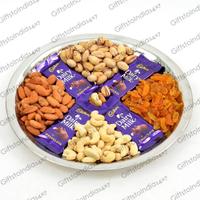 Dry Fruits and Dairy Milk Hamper