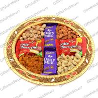Golden Choco-Nutty Thali