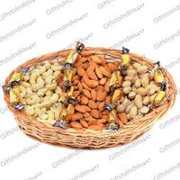 Choclairs and Dry Fruits Basket