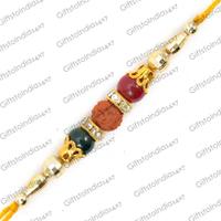 Stylish Rudraksha Rakhi