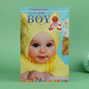 Sweet Little Baby Boy Greeting Card