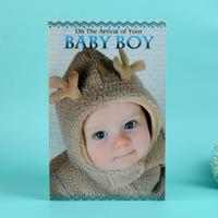 Charming Baby Boy Greetings Card