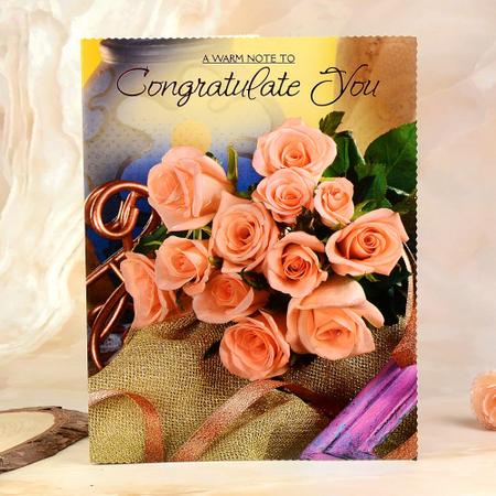 A Warm Congratulation Card