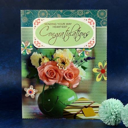 Green Congratulations Card