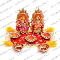 Aesthetic Lakshmi Ganesh Diya Hamper