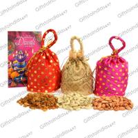 Dry Fruits Hamper with a Diwali Greetings Card