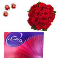 Roses and Chocolates Diwali Combo
