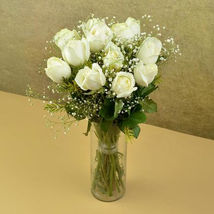 Sober White Roses