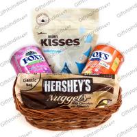 Hamper of Hershey’s and Fox’s Chocolates
