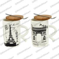 Graceful Paris Coffee Mugs