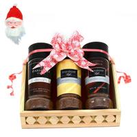 Set of 3 Flavored Coffee with Santa Mask