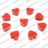 Perfumed Red Heart Candles