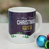 Amazing Blue Christmas Mug