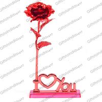Lovely Love Red Rose Showpiece