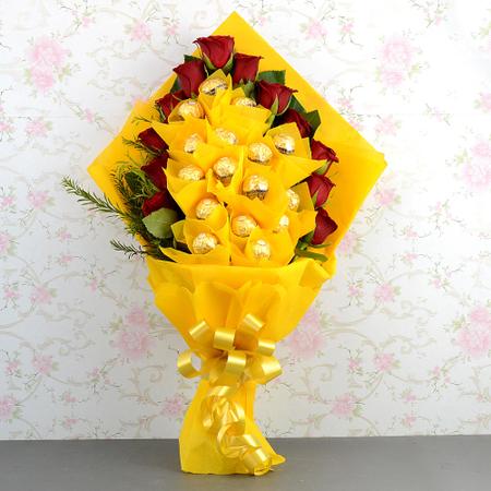 Chocolates & Roses Bouquet