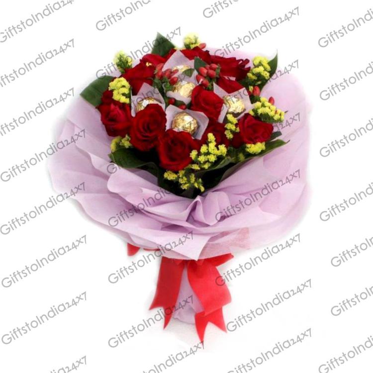 Chocolate and Roses Bouquet