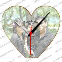 Heart Shaped Personalized Clock