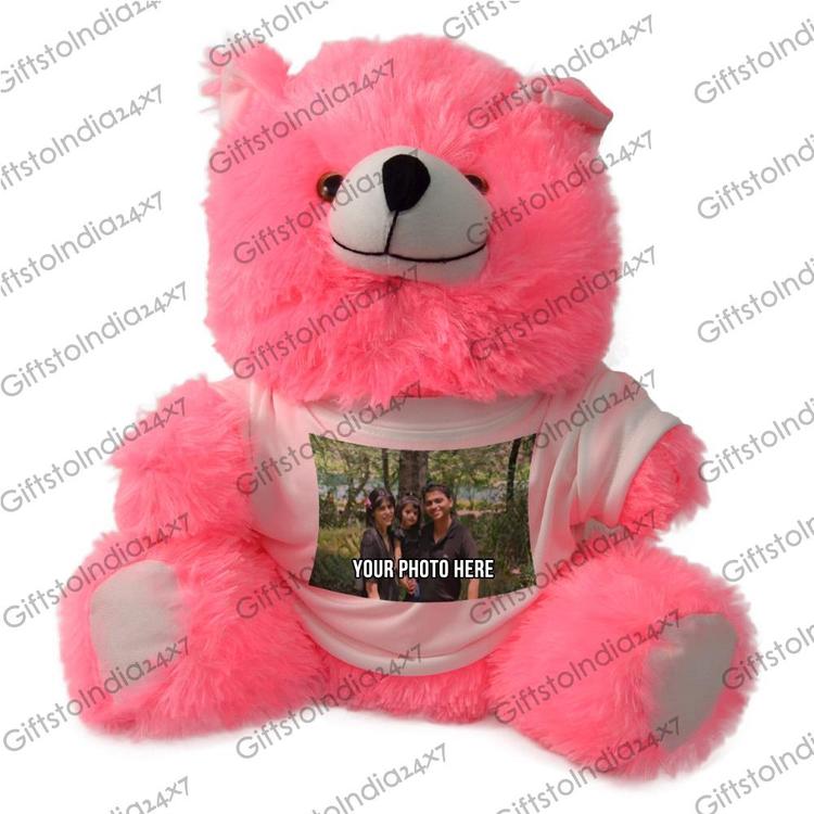 Pink Personalized Teddy Bear