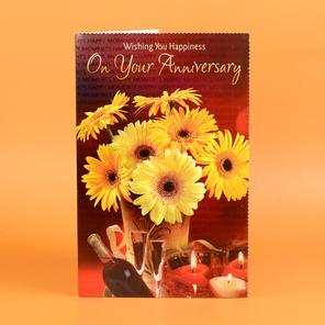 Lovely Red Anniversary Card