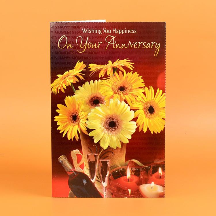 Lovely Red Anniversary Card