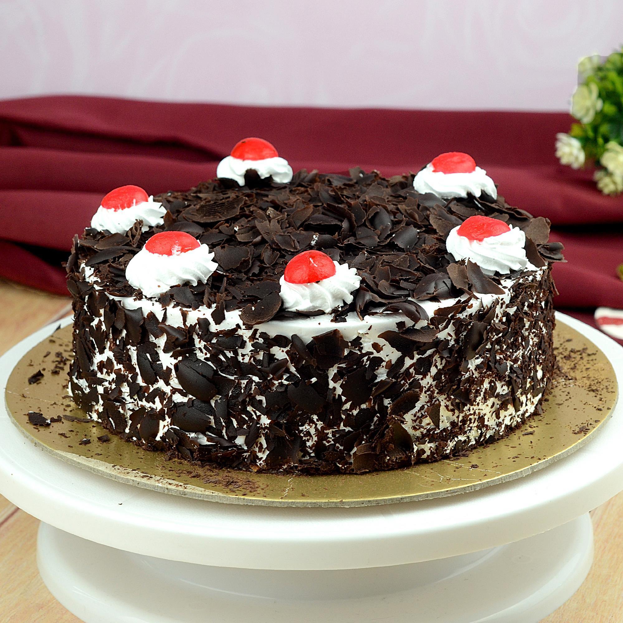 special black forest cake from best no. one bakery of the city free home  delivery