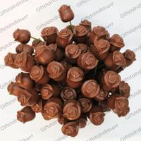 Milk chocolate roses-pack of 100