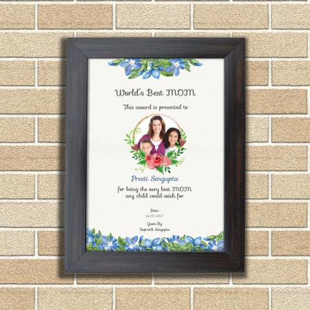 Beautiful Floral Certificate