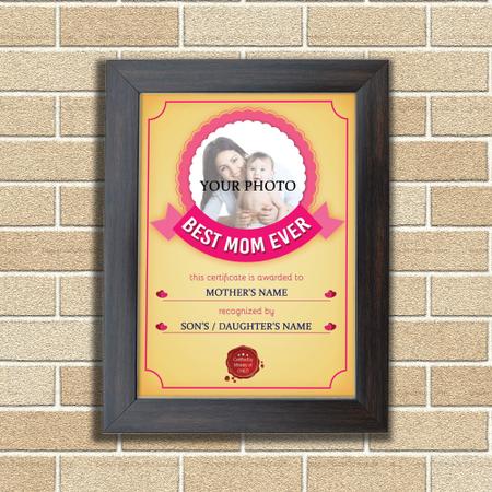 Lovely Golden Certificate