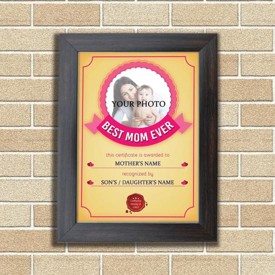 Lovely Golden Certificate