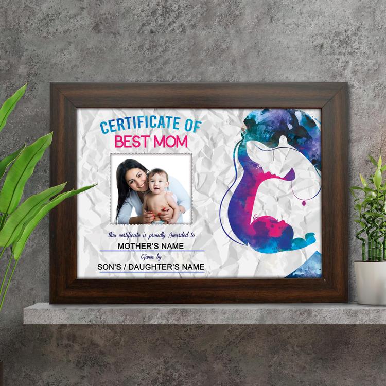 Crumply Colourful Certificate