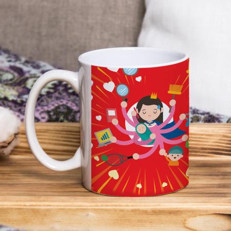 Delightful Super Mom Mug