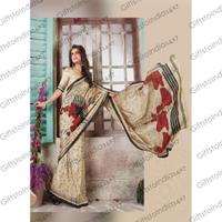 Exquisite Silk Brown Women's Saree