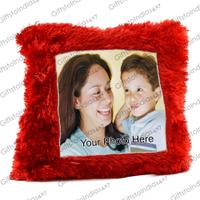 Only For Mom Personalized Pillow in Red