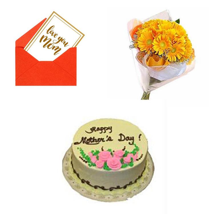 Sunflower, Cake & Card