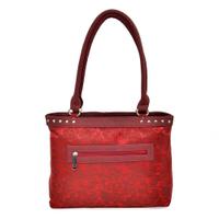 Decorated Red Handbag