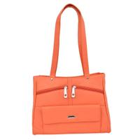 Decorated Orange Handbag