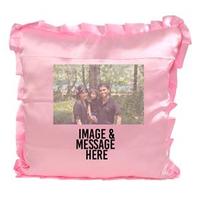 Bright Pink Personalized Pillow