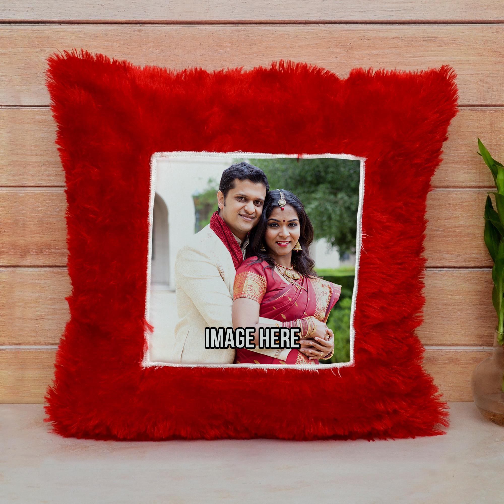Red Personalized Pillow, Personalized Pillows