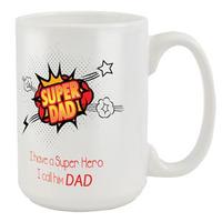 Super Dad Big Size White Mug