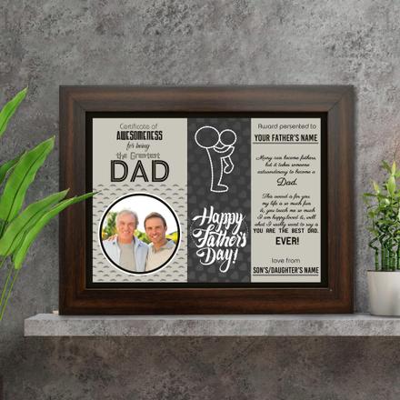 Amazing Grey Certificate