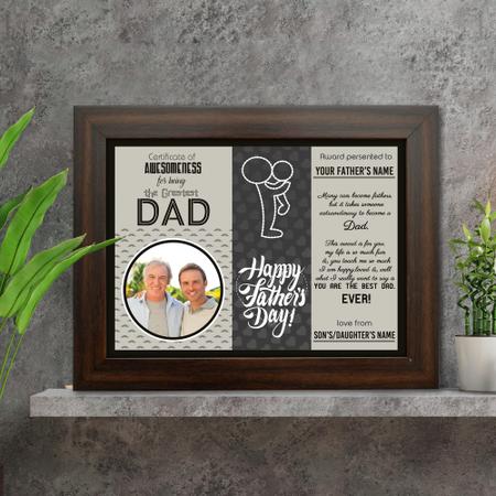 Amazing Grey Certificate