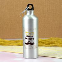 Silver Cool Dad Bottle