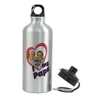 Silver Papa Love Bottle