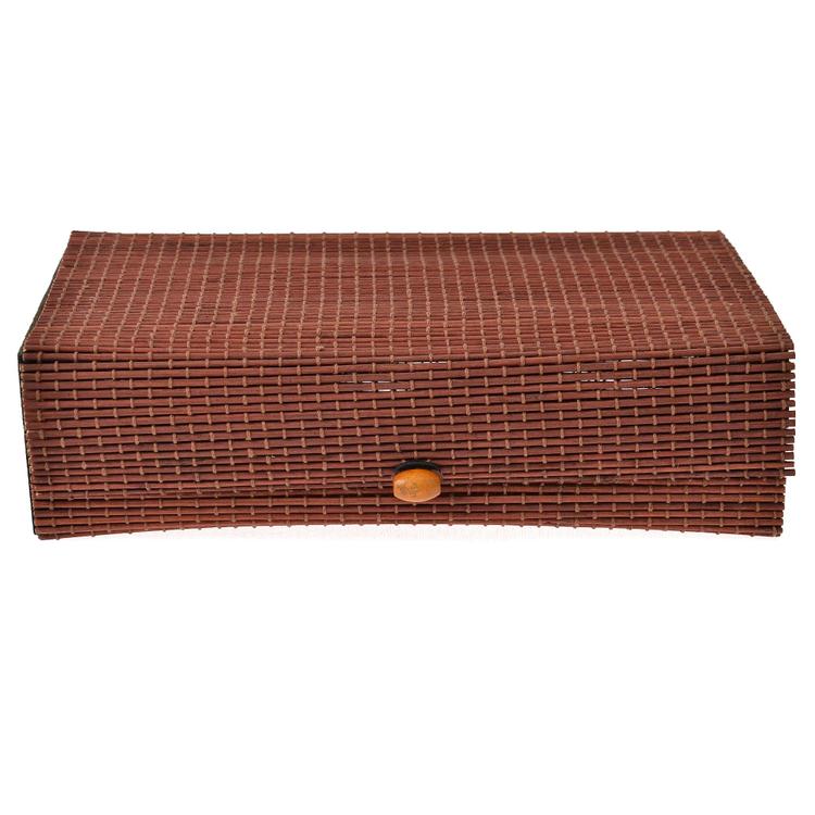 Deep Brown Coloured Rectangle Box