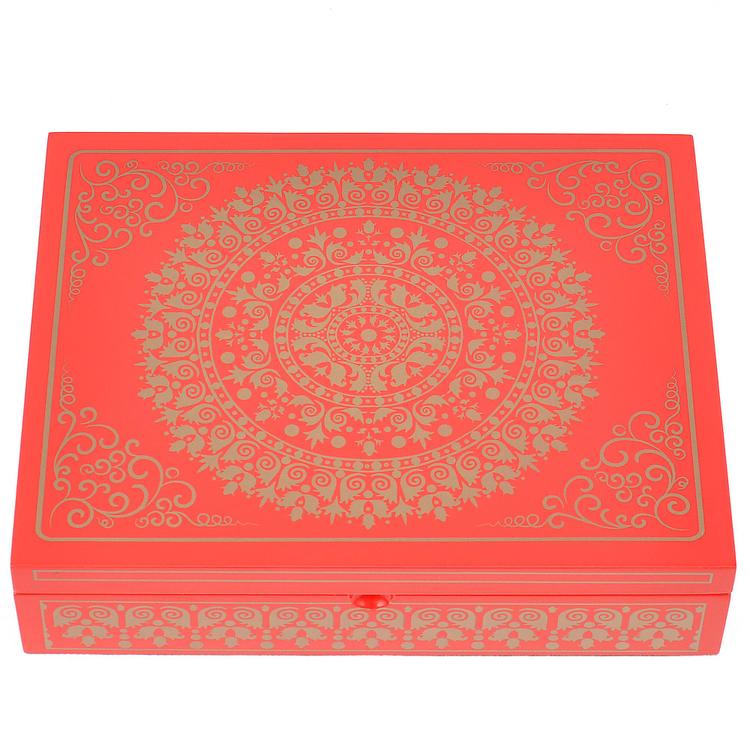 Intricately Designer Red Gift Box