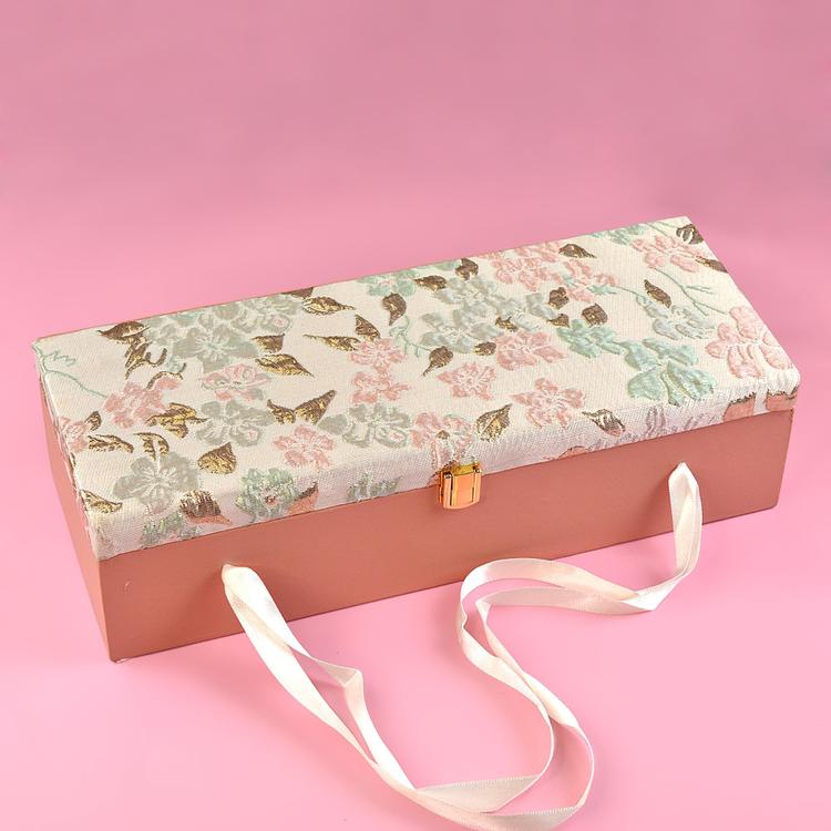 White and Pink Designer Box