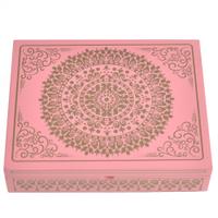 Intricately Designed Pink Gift Box