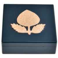 Blue Leafy Gift Box